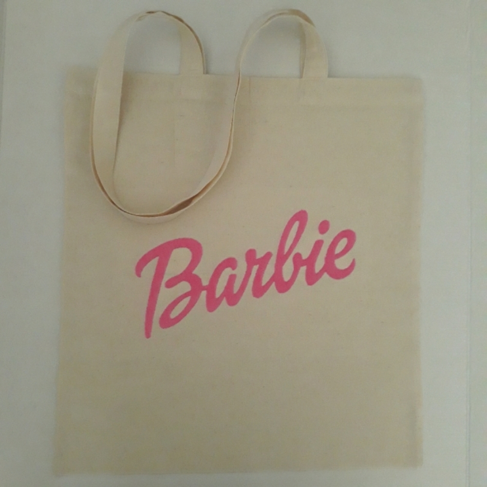 (New) Barbie Embroidered Eco Friendly Lightweight Tote